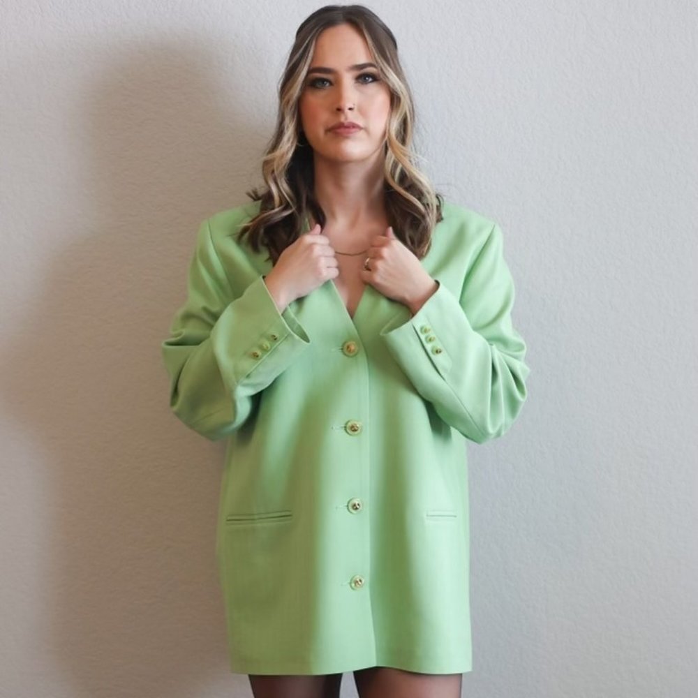 Avoca Collection Vintage Green Blazer